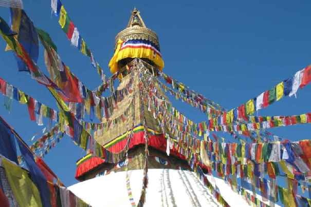 Stupa Boudhnath w Kathmandu