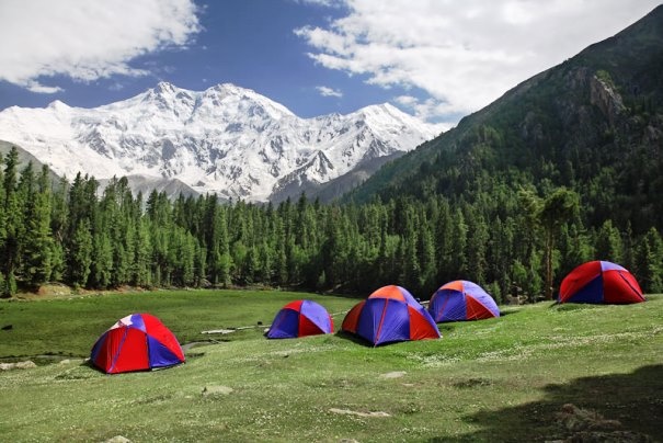 Fairy Meadows u podnóża Nanga Parbat Fairy Meadows u podnóża Nanga Parbat