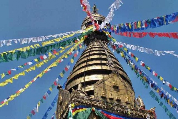 Swayambhunath w KAthmandu Swayambhunath w KAthmandu